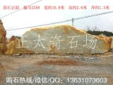  黃蠟石產(chǎn)地直銷(xiāo)10.8米寬大型臥石 編號2258